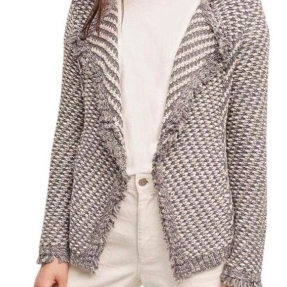Anthro Angel of the North Fringe Cardigan Sweater - Picture 8 of 9
